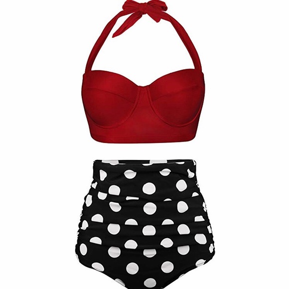 Other - 🆕Plus Size Vintage High Waisted Swimsuit